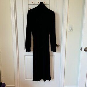 Theory Black Cashmere Dress